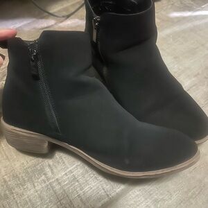 Macy's Black Ankle Booties